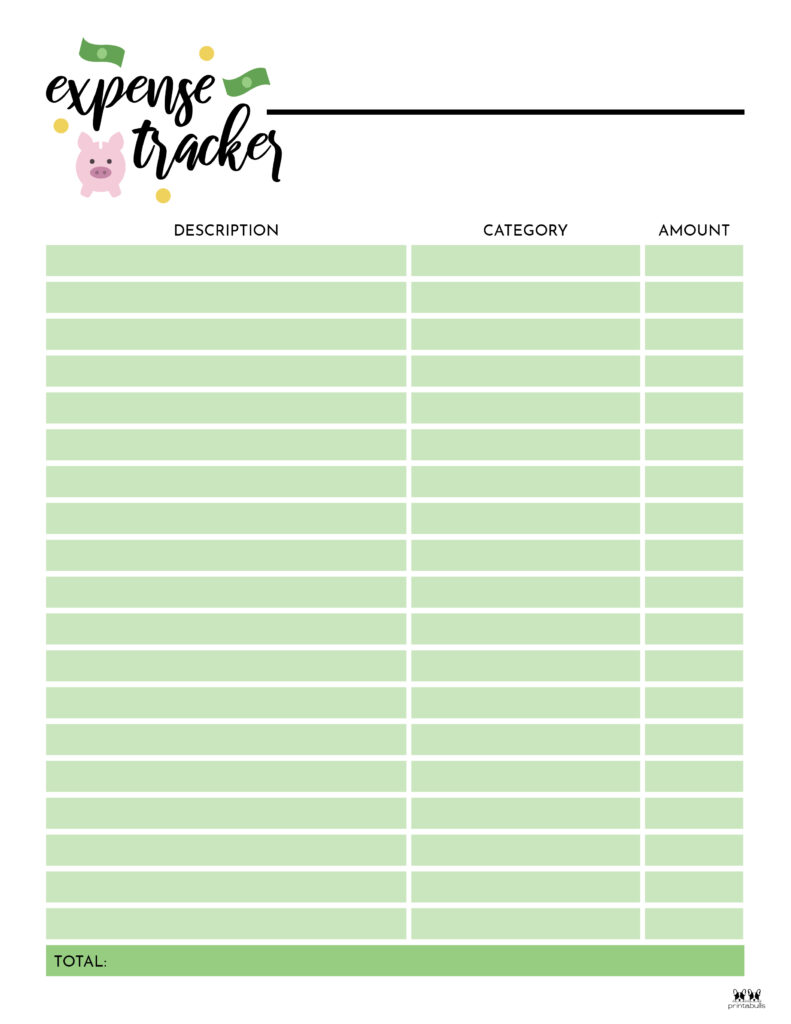 Printable Expense Tracker-Page 8