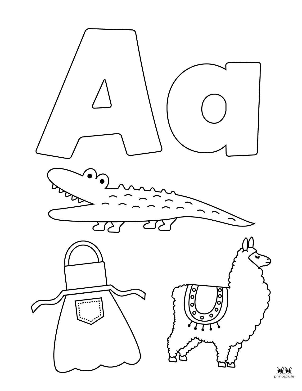 Letter A Worksheets  50 FREE Printables  Printabulls