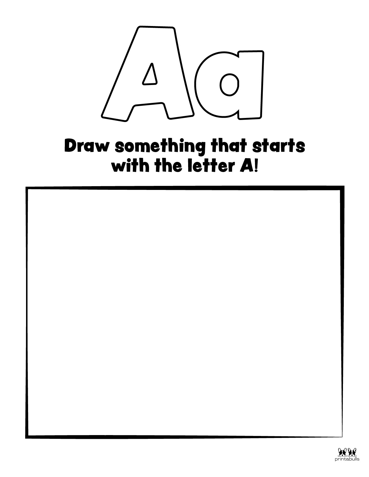 Letter A Worksheets - 50 FREE Printables | Printabulls