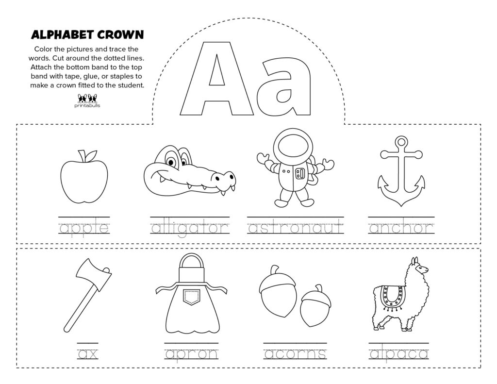 Letter A Worksheet-Page 44