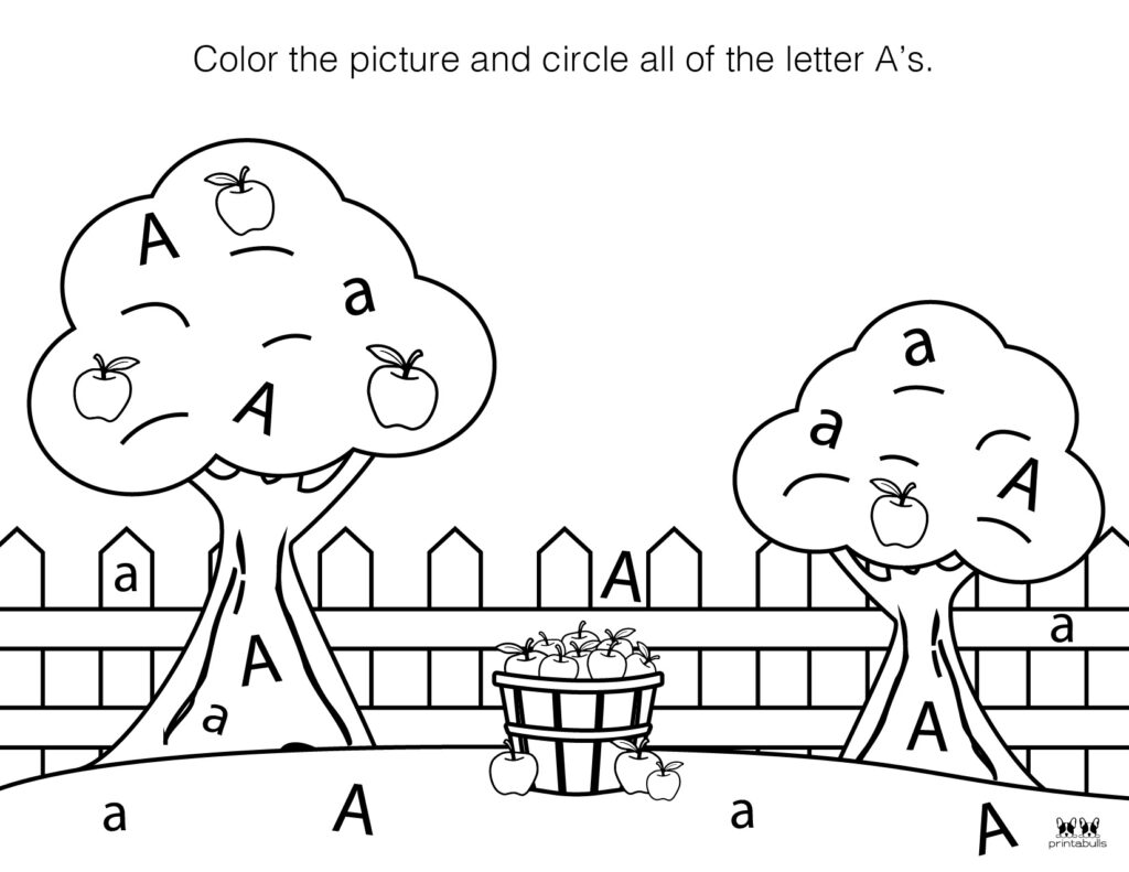 Letter A Worksheet-Page 47