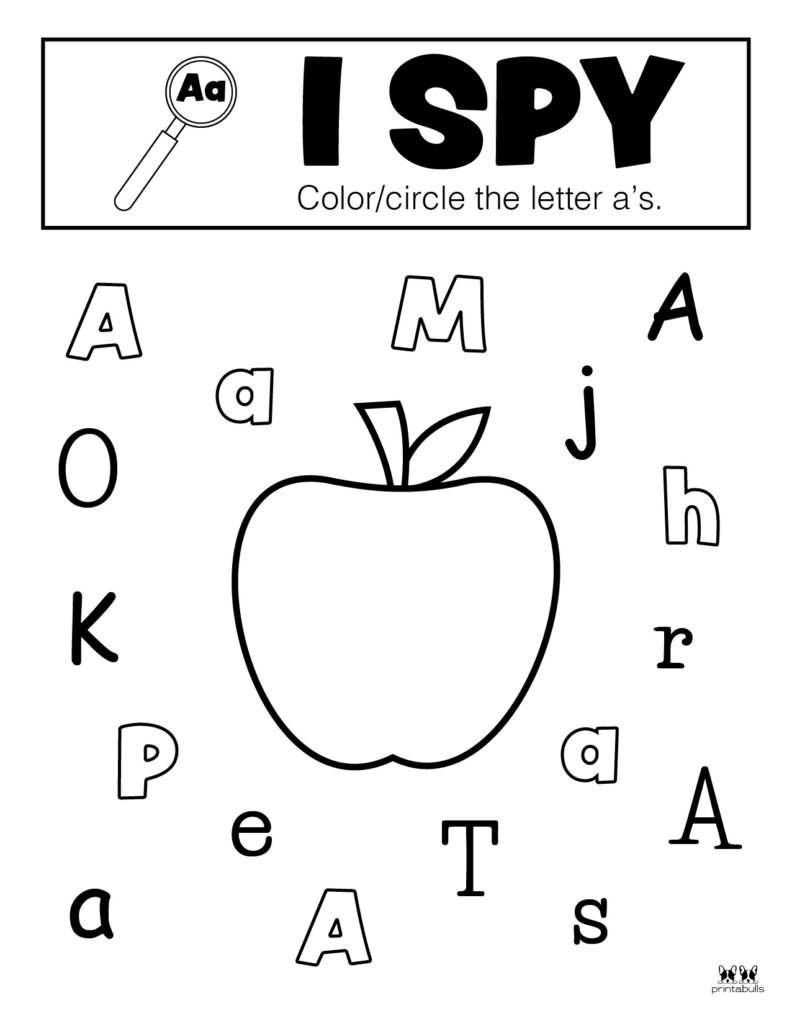 Letter A Worksheets Free Printables - Printable World Holiday