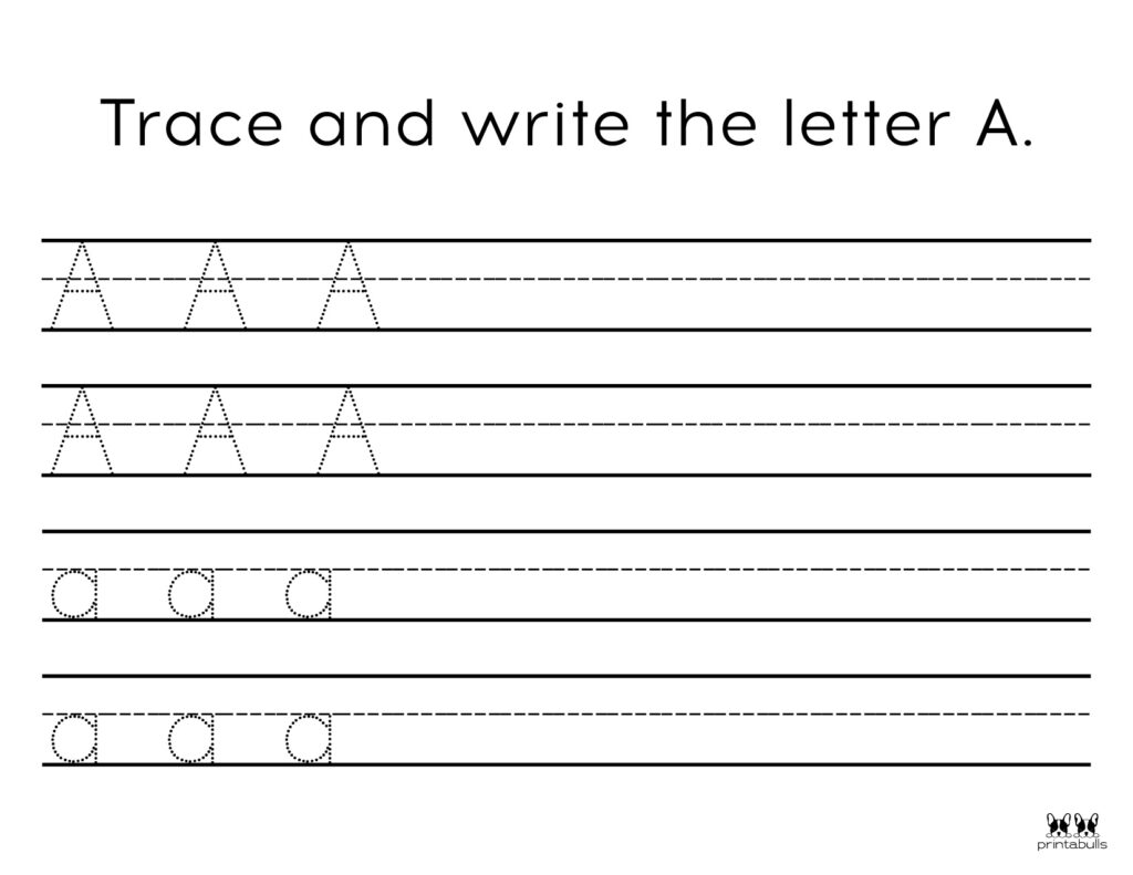 Letter A Worksheet-Page 9