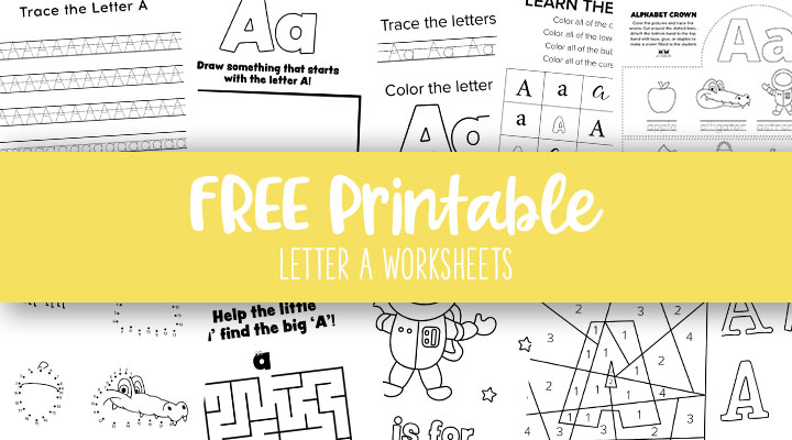 letter a worksheets 50 free printables printabulls