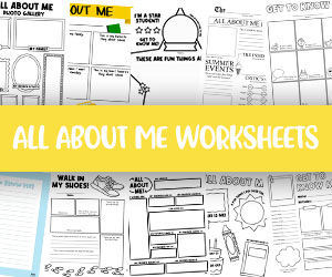 printable all about me worksheets