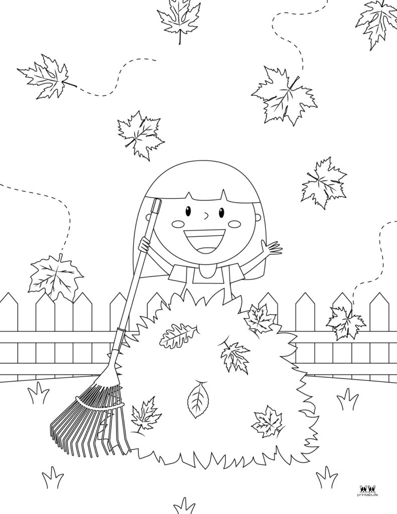 Printable Leaf Coloring Page-Page 12