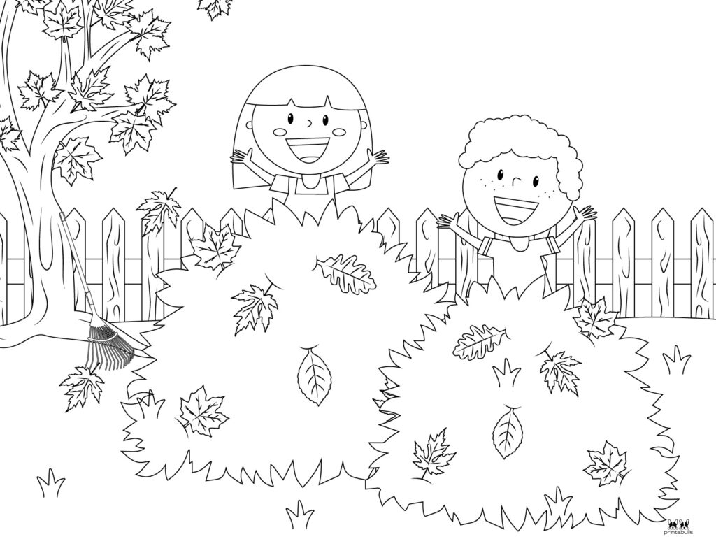 Printable Leaf Coloring Page-Page 13