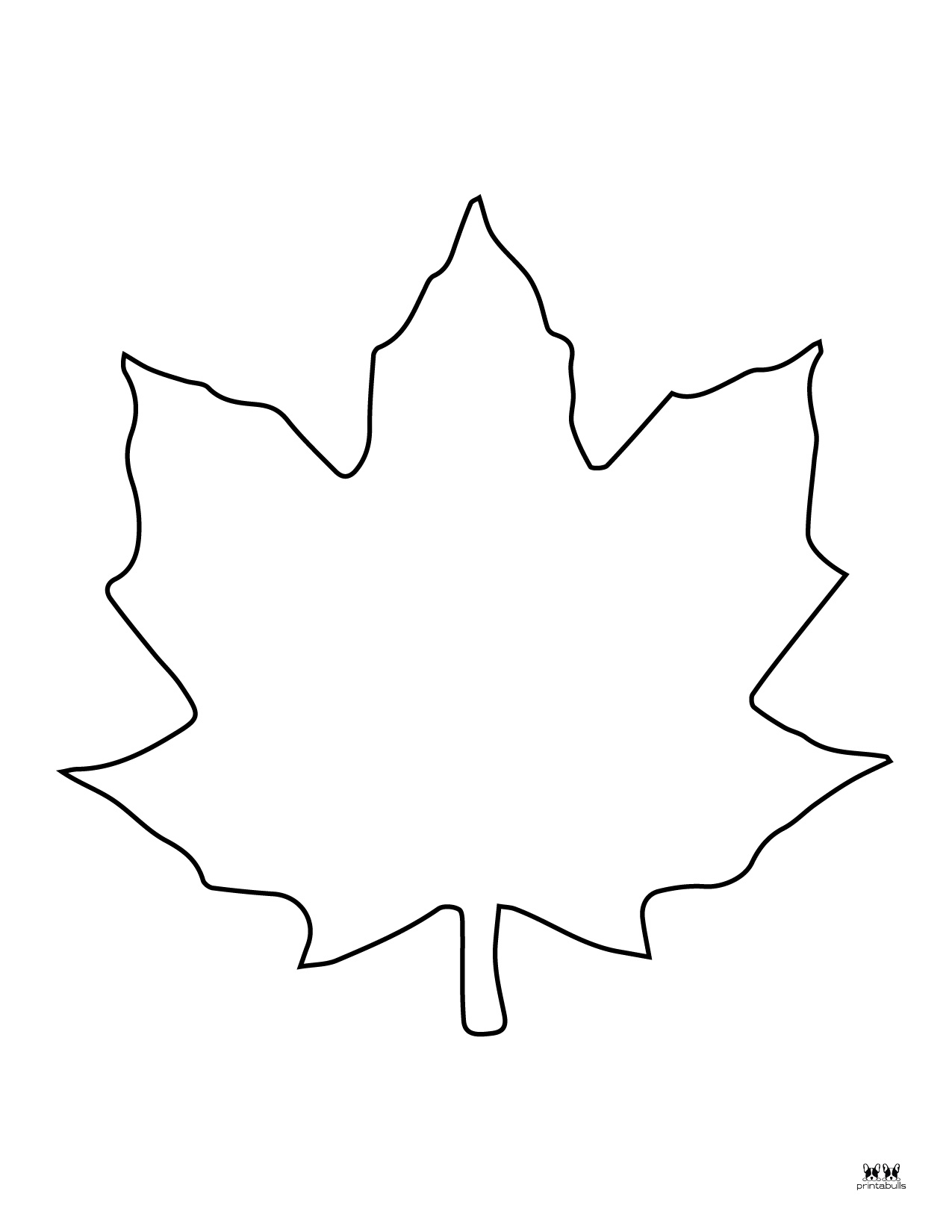 Leaf Outlines, Templates &amp; Coloring Pages - 55 FREE Pages | Printabulls