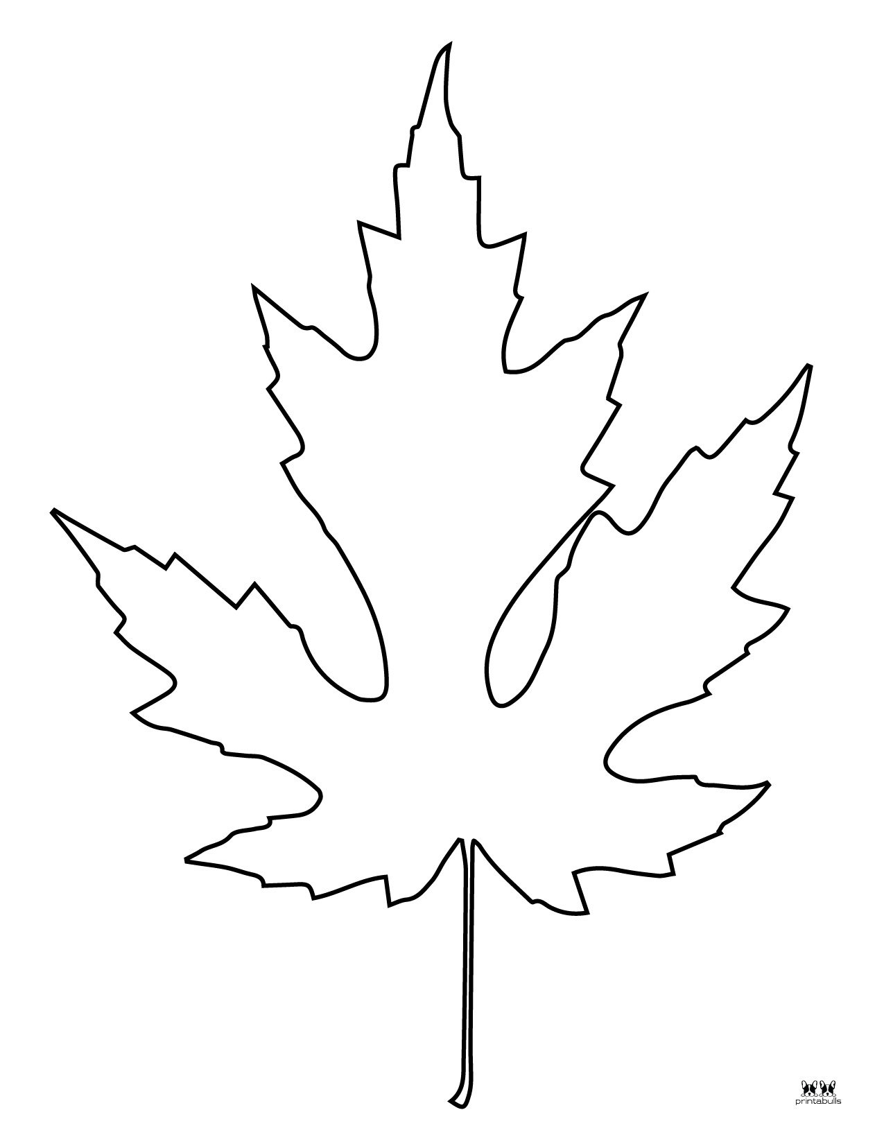 Leaf Outlines, Templates &amp; Coloring Pages - 55 FREE Pages | Printabulls