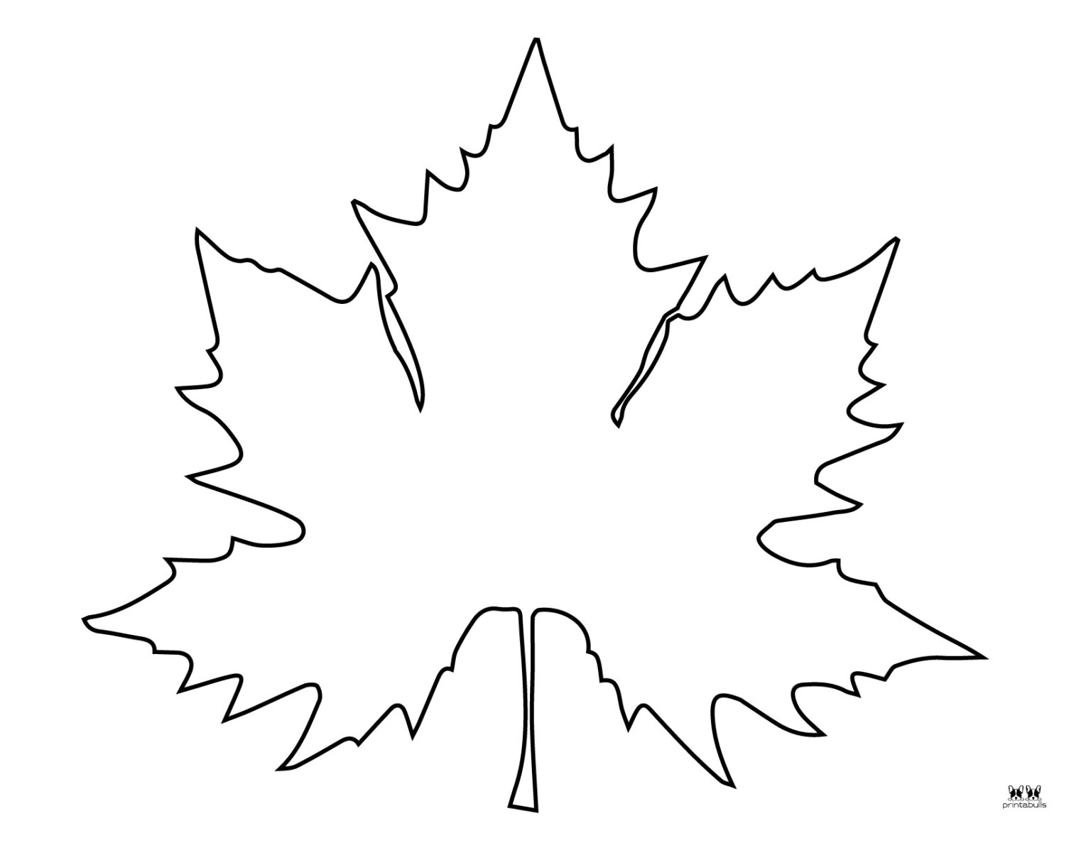 Leaf Outlines Templates Coloring Pages 55 FREE Pages Printabulls