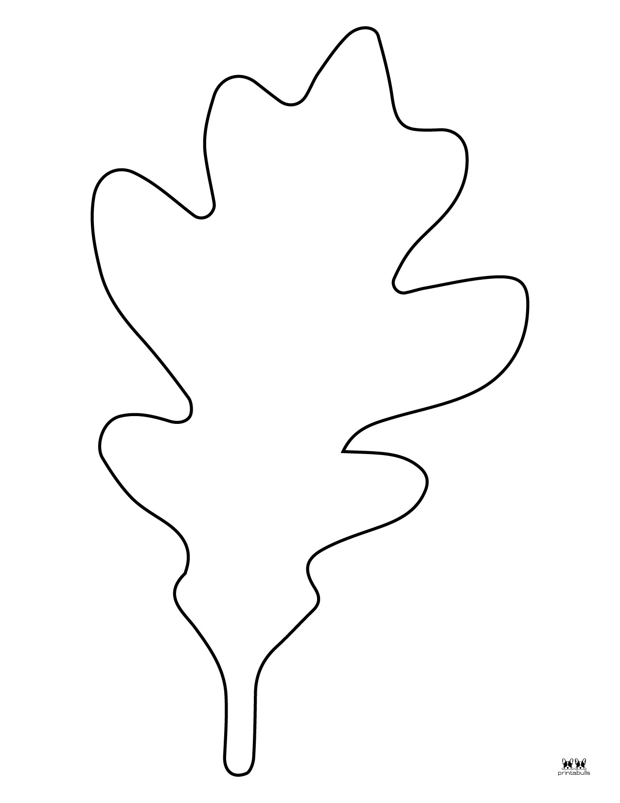 Leaf Outlines, Templates &amp; Coloring Pages - 55 FREE Pages | Printabulls