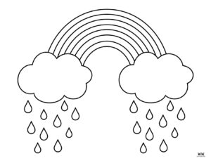 Rainbow Coloring Pages - 50 FREE Printable Pages | Printabulls
