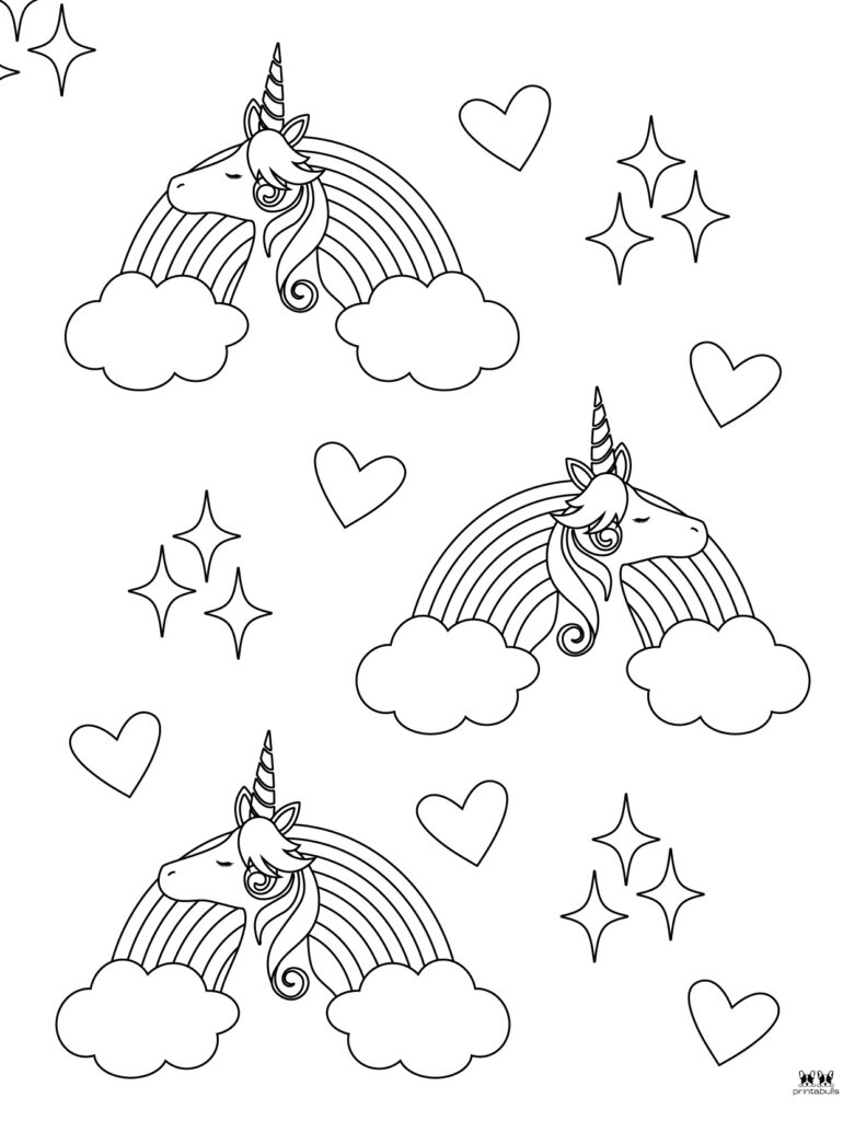 Rainbow Coloring Pages - 50 FREE Printable Pages | Printabulls