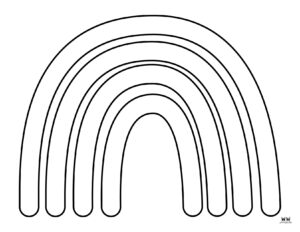 Rainbow Coloring Pages - 50 FREE Printable Pages | Printabulls