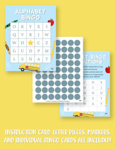 Alphabet Bingo Printables - 12 Sets - ALL FREE | Printabulls