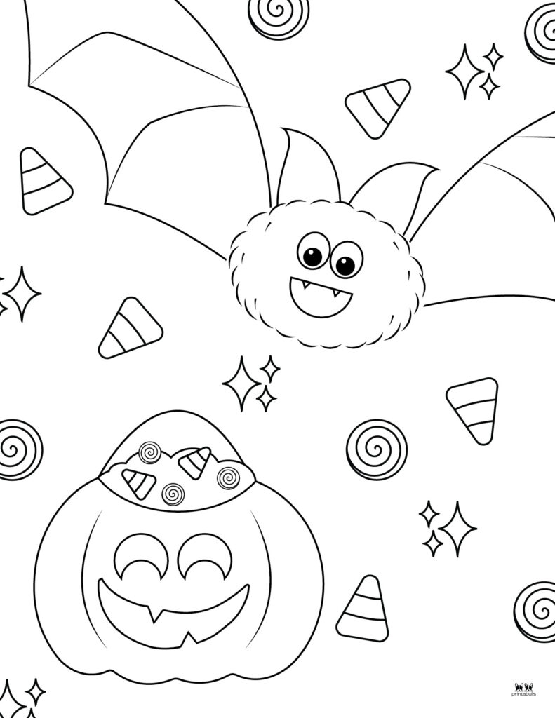 Printable Bat Coloring Page_Page 10