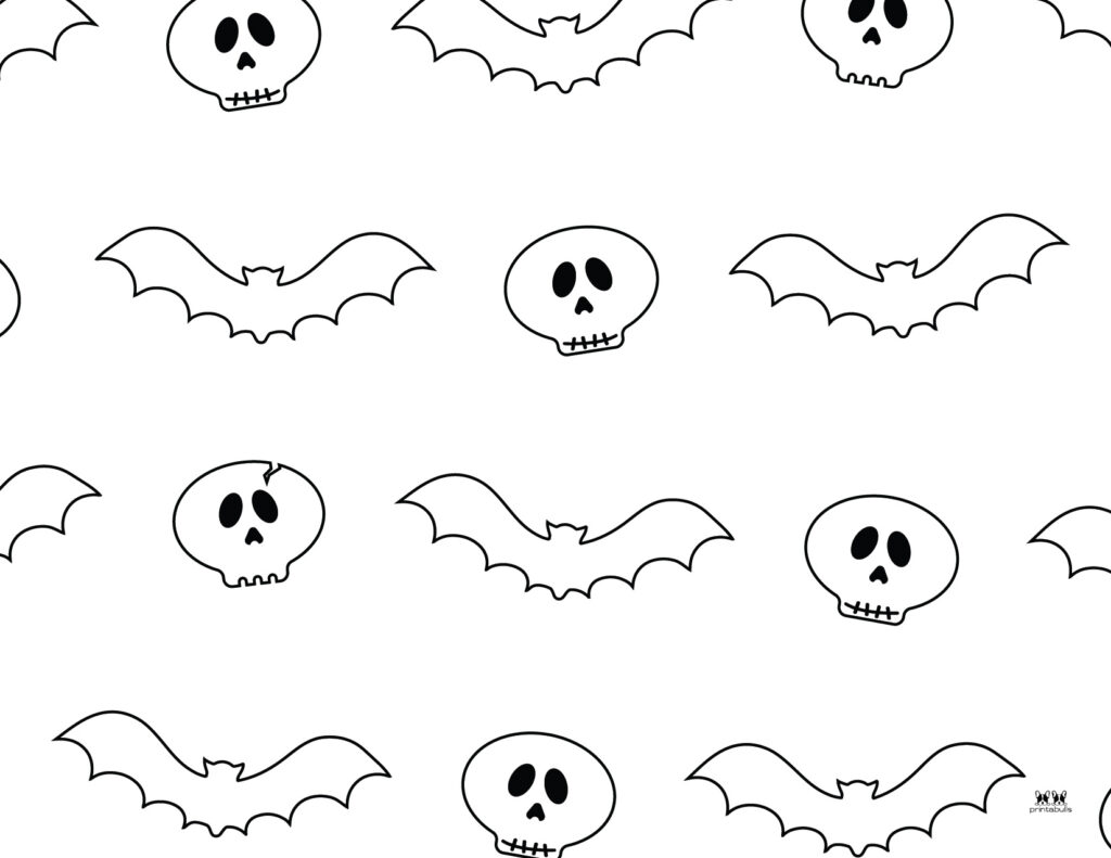 Printable Bat Coloring Page_Page 13