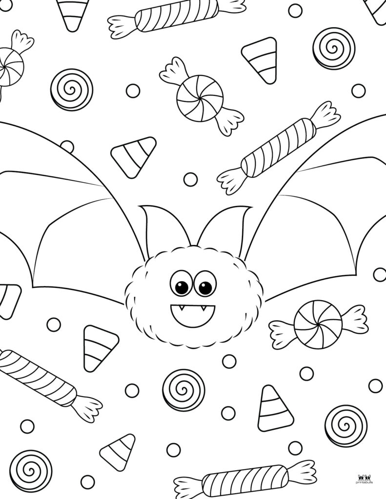 Printable Bat Coloring Page_Page 17