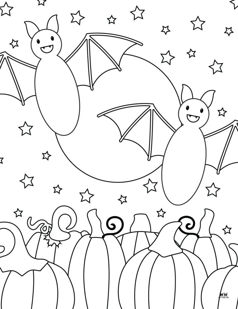 Printable Bat Coloring Page_Page 21