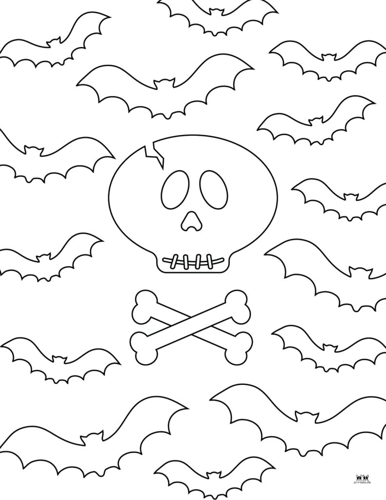 Printable Bat Coloring Page_Page 24