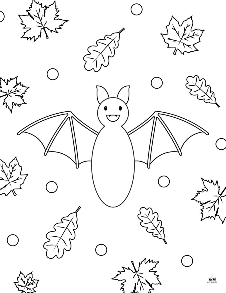 Printable Bat Coloring Page_Page 28