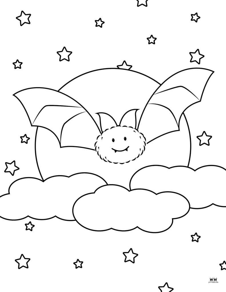 Printable Bat Coloring Page_Page 3