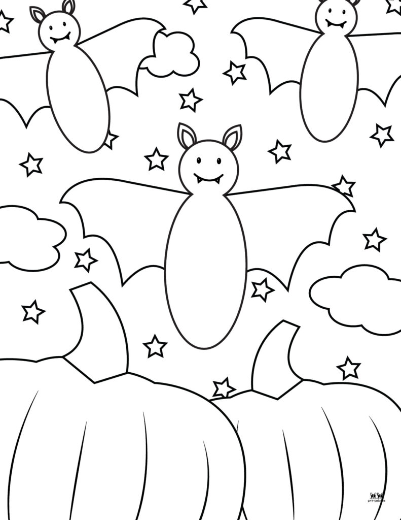 Printable Bat Coloring Page_Page 30