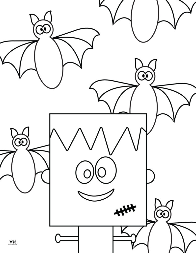 Printable Bat Coloring Page_Page 33