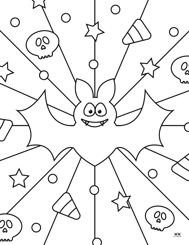 Printable Bat Coloring Page_Page 35