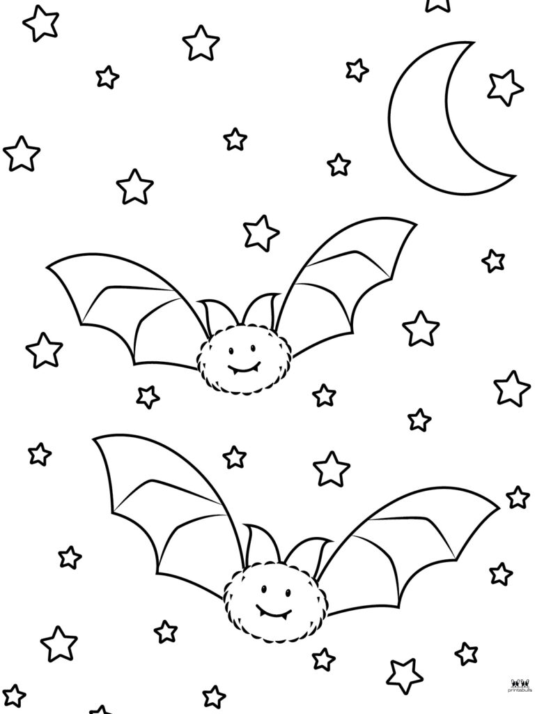 Printable Bat Coloring Page_Page 4