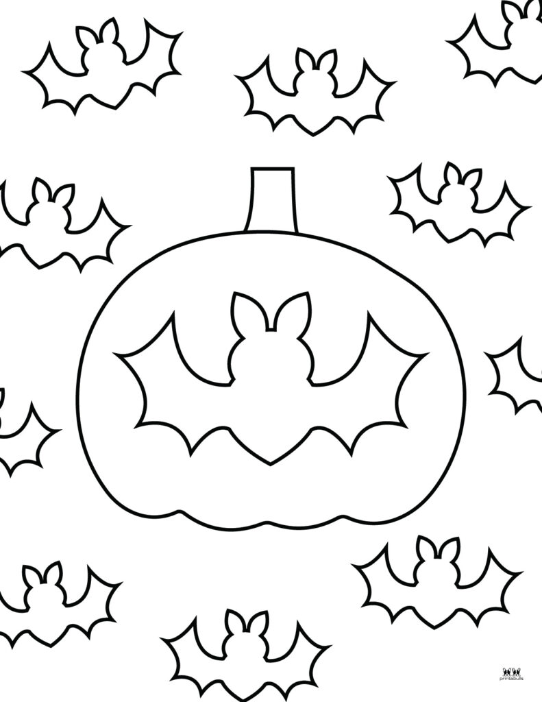 Printable Bat Coloring Page_Page 6