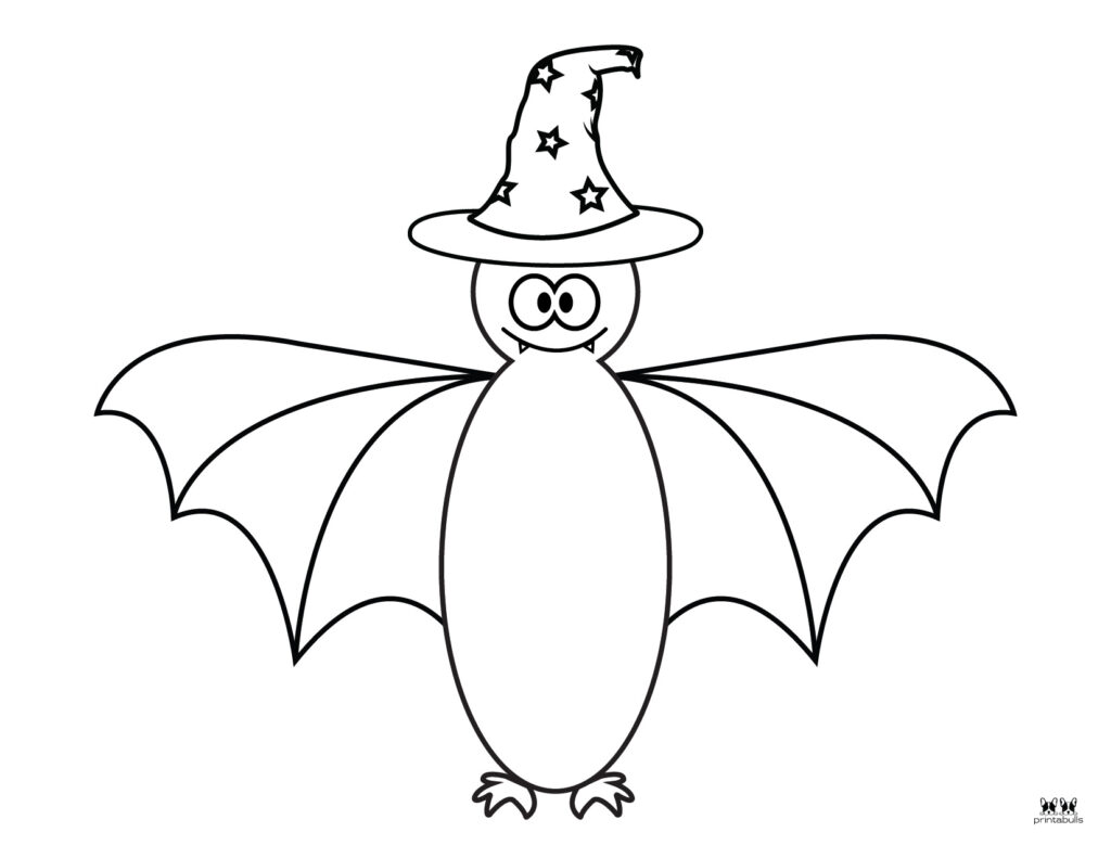 Printable Bat Coloring Page_Page 8