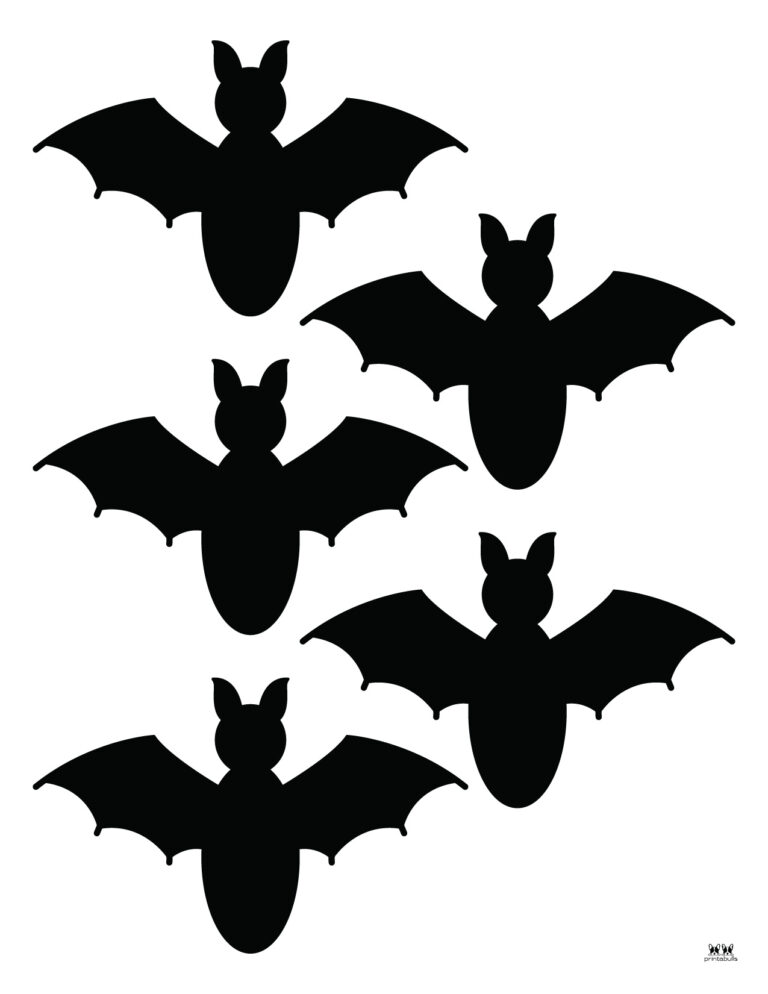 Bat Templates & Coloring Pages - 53 FREE Printables | Printabulls