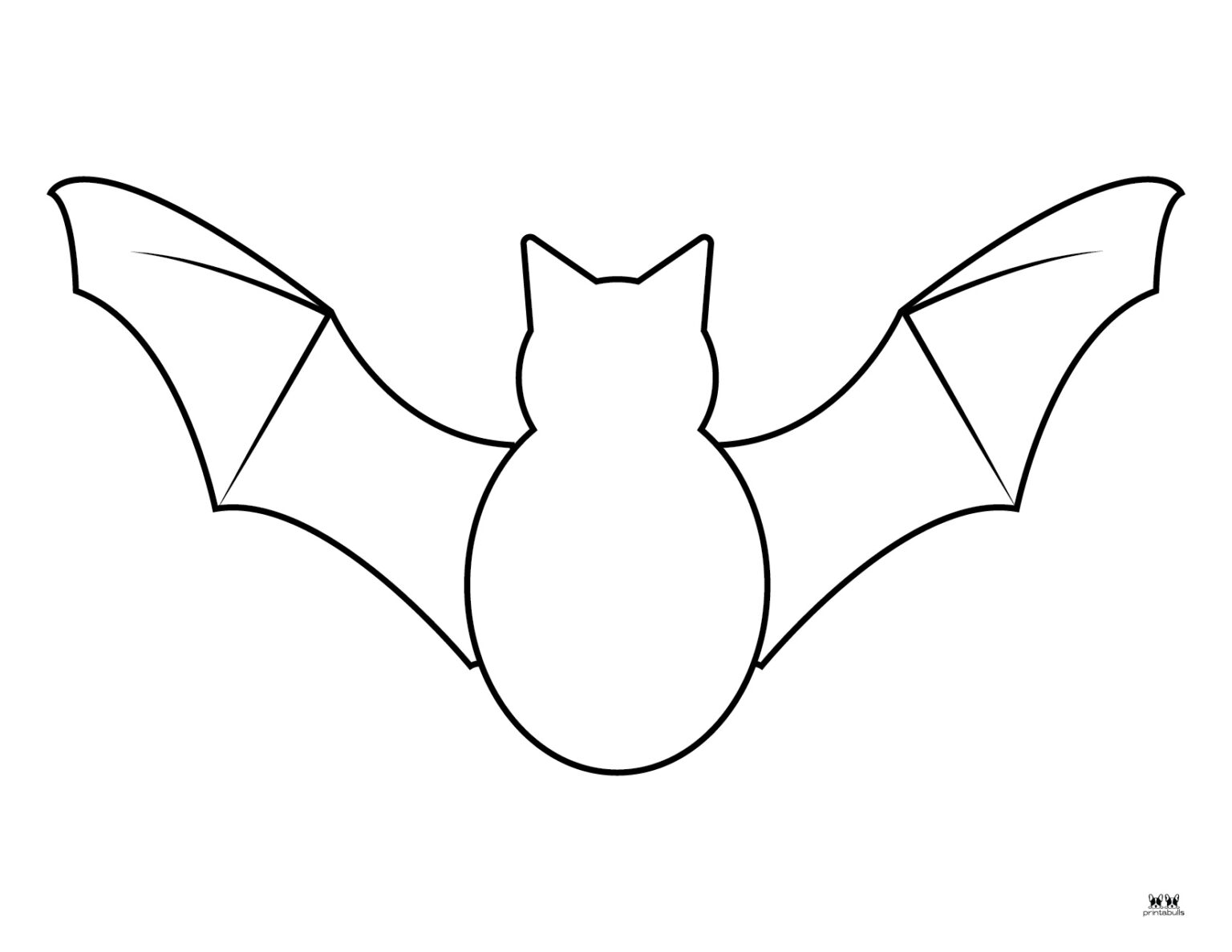 Bat Templates &amp; Coloring Pages - 53 FREE Printables | Printabulls