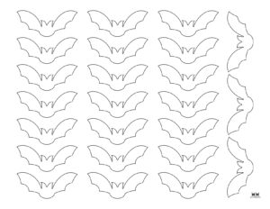 Bat Templates &amp; Coloring Pages - 53 FREE Printables | Printabulls
