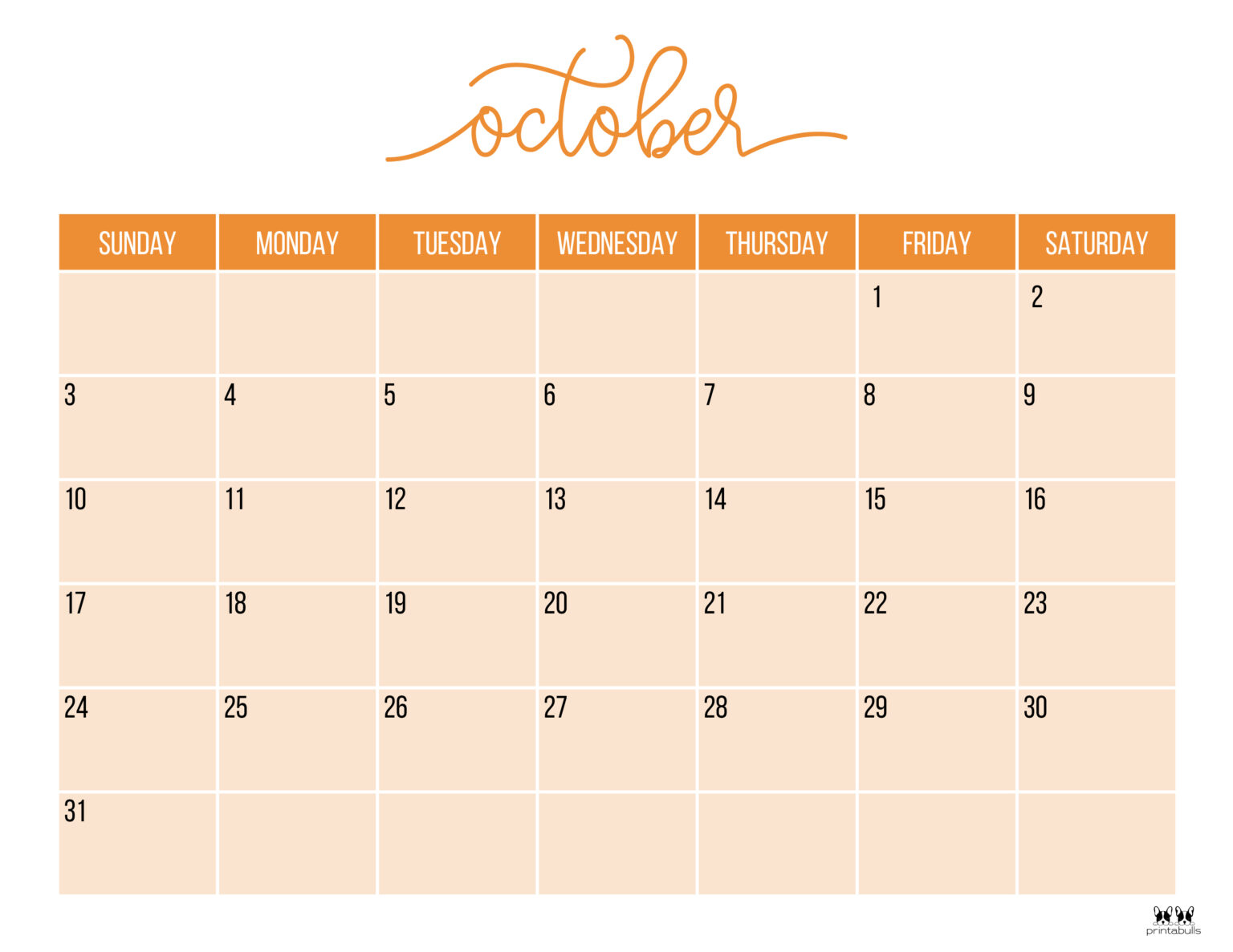 October 2021 Calendars 15 FREE - Printable October 2021 Calendar Style 11 1536x1187 