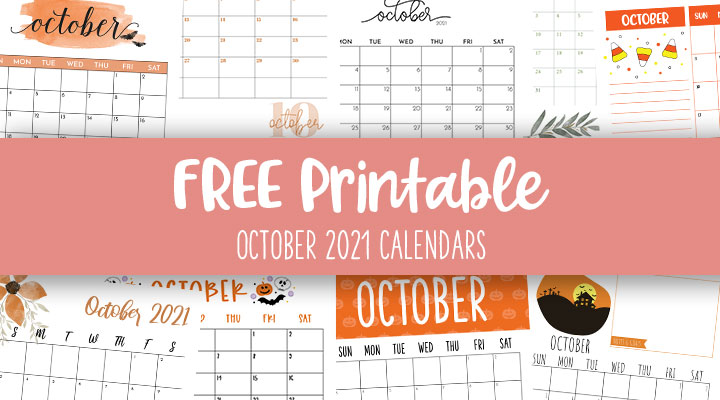 october 2021 calendars 15 free printables printabulls