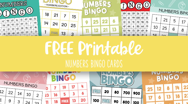 Number Bingo - FREE Printable Bingo Cards & Sets | Printabulls