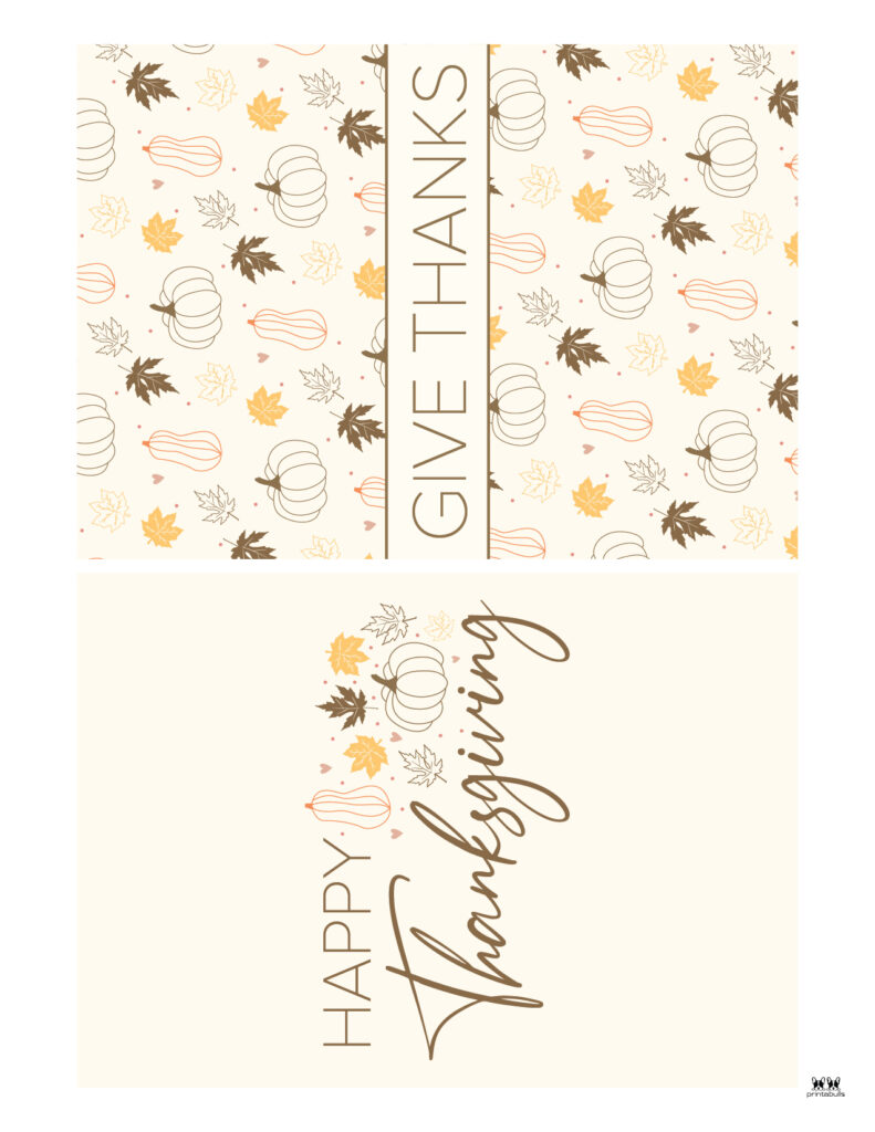Printable Thanksgiving Cards-Page 2