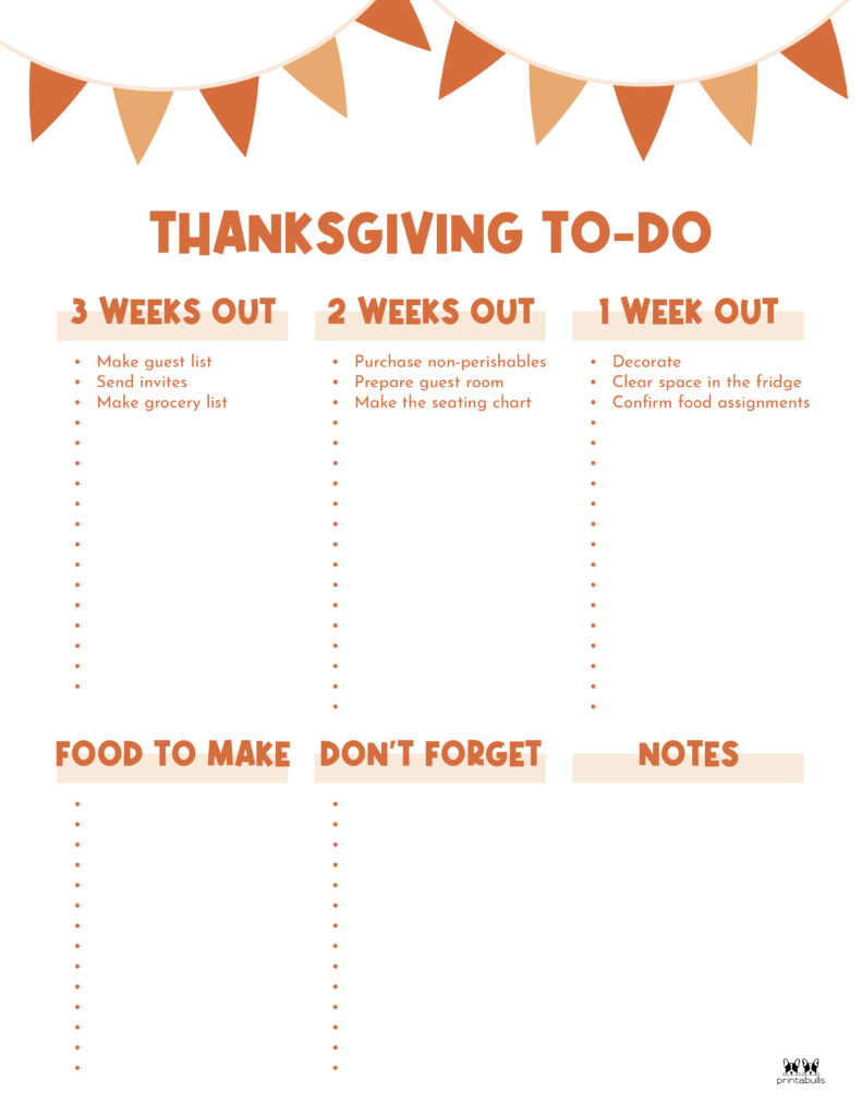 Printable Thanksgiving Checklist-List 7