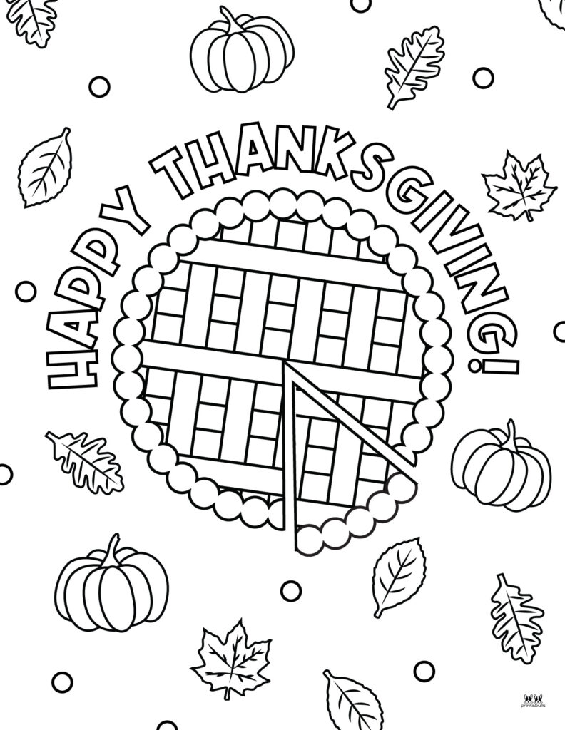 free coloring pages for thanksgiving printables