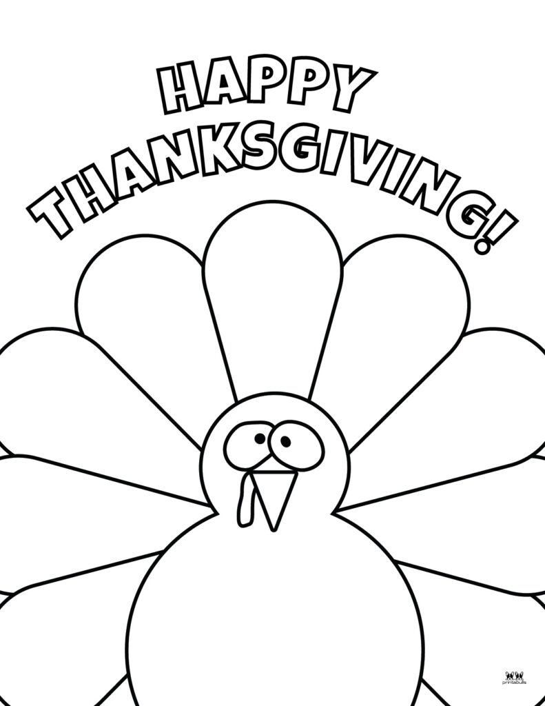 Printable Thanksgiving Coloring Pages-Page 3