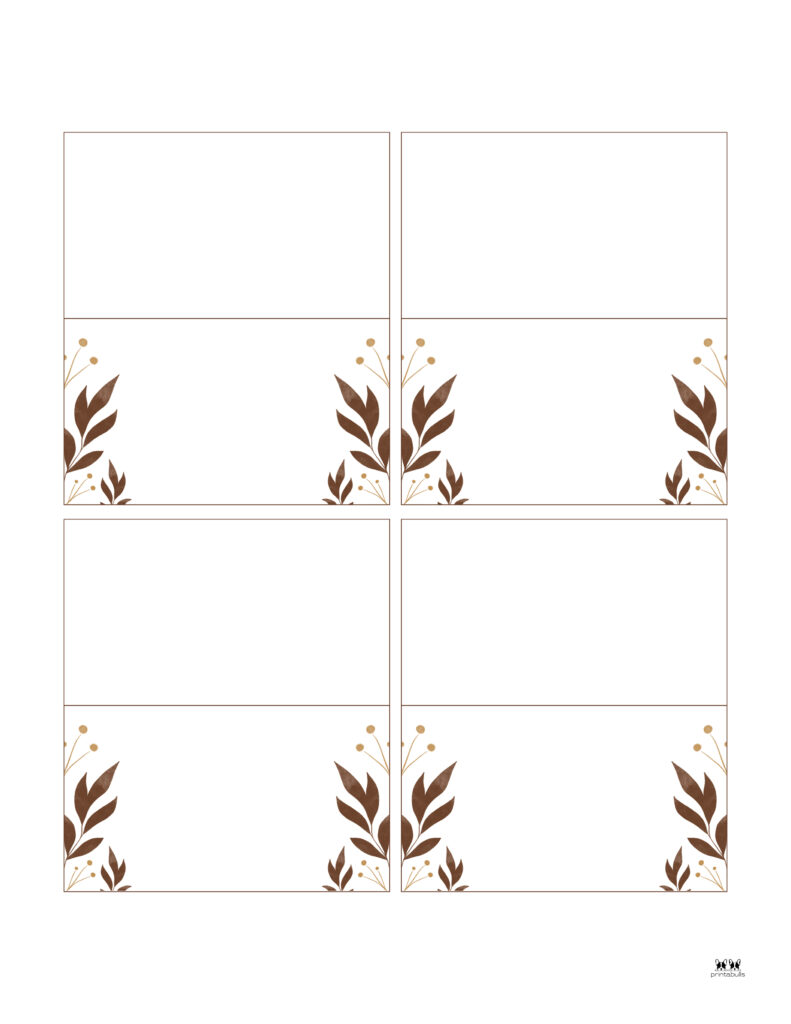 Thanksgiving Place Cards 15 FREE Printable Sets Printabulls Thanksgiving Place Cards 15 FREE Printable Sets Printabulls