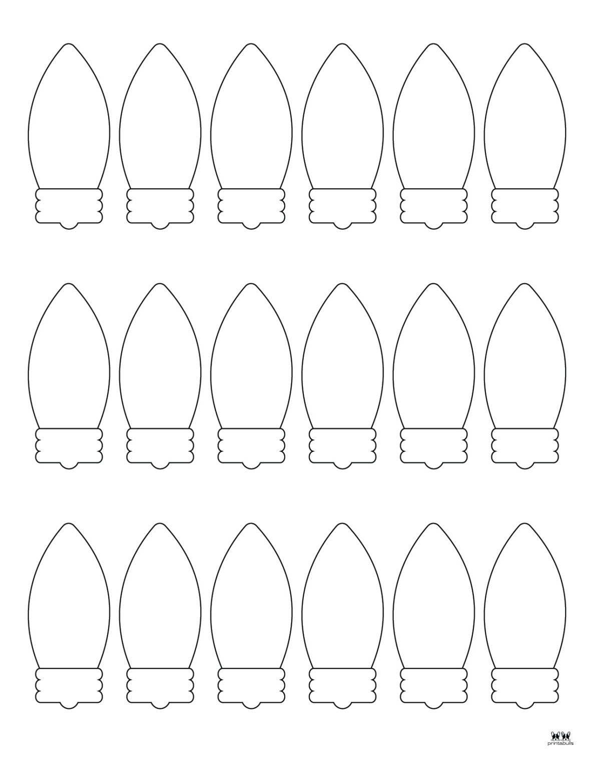 Christmas Light Templates 25 FREE Printable Pages Printabulls Christmas Light Templates 25 FREE Printable Pages Printabulls