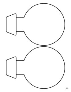 Christmas Light Templates - 25 FREE Printable Pages | Printabulls