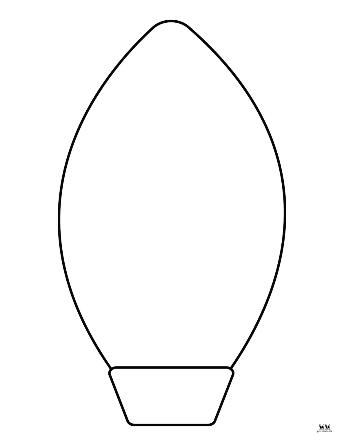 Christmas Light Templates 25 FREE Printable Pages Printabulls