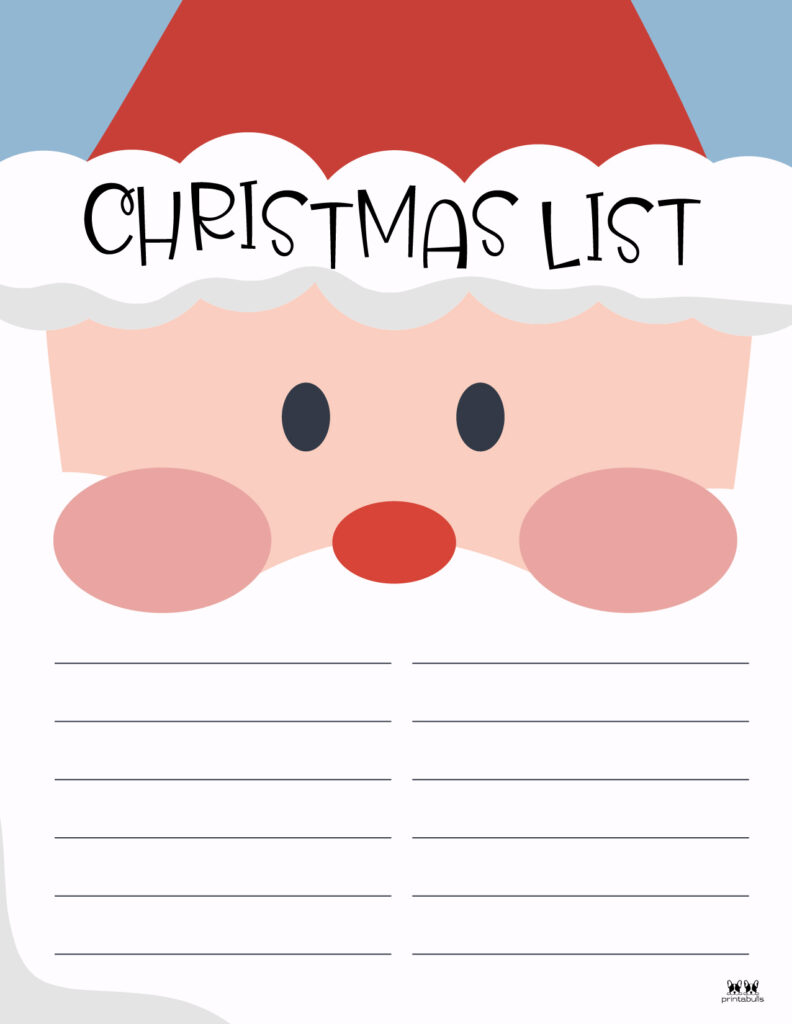 Printable Christmas Lists-List 5
