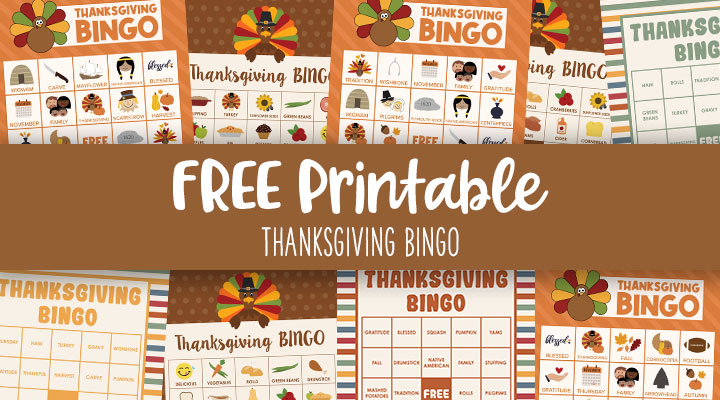 Thanksgiving Bingo 3 FREE Printable Bingo Sets Printabulls