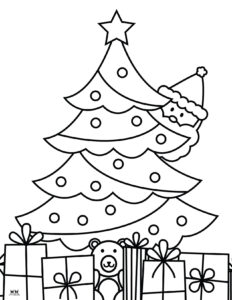 Christmas Tree Coloring Pages &amp; Templates - 22 FREE Printables ...