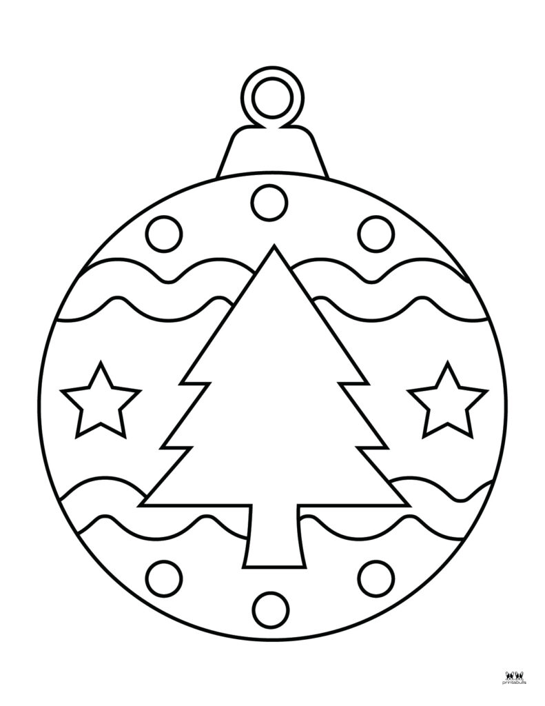 32+ Christmas Tree Coloring Pages Printables